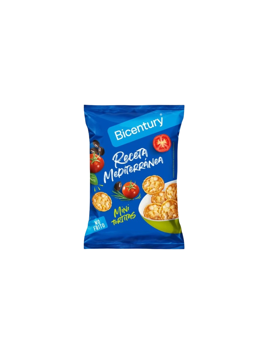 BICENTURY MINI TORTITAS MEDITERRANEAS B/70 GR