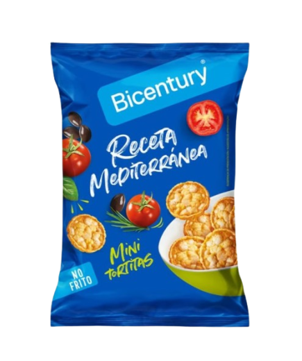 BICENTURY MINI TORTITAS MEDITERRANEAS B/70 GR