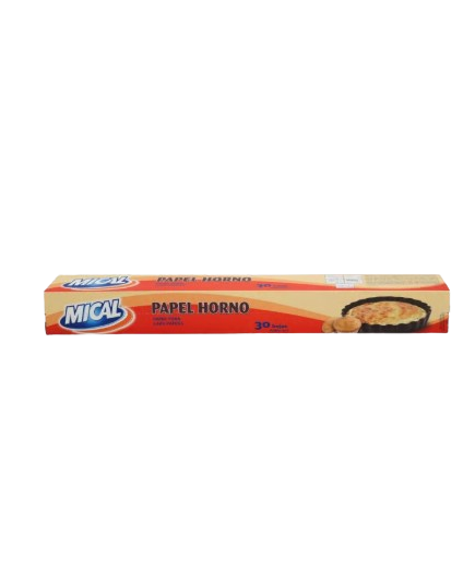 PAPEL HORNO MICAL 30 HOJAS 38X42 CM ROLLO