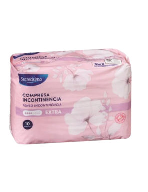 COMPRESA SECRETISIMA INCONTINENCIA EXTRA B/10UDS