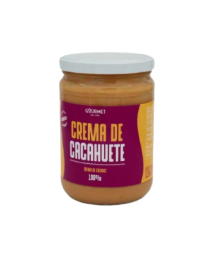 CREMA DE CACAHUETE GOURMET 100% B/500GR