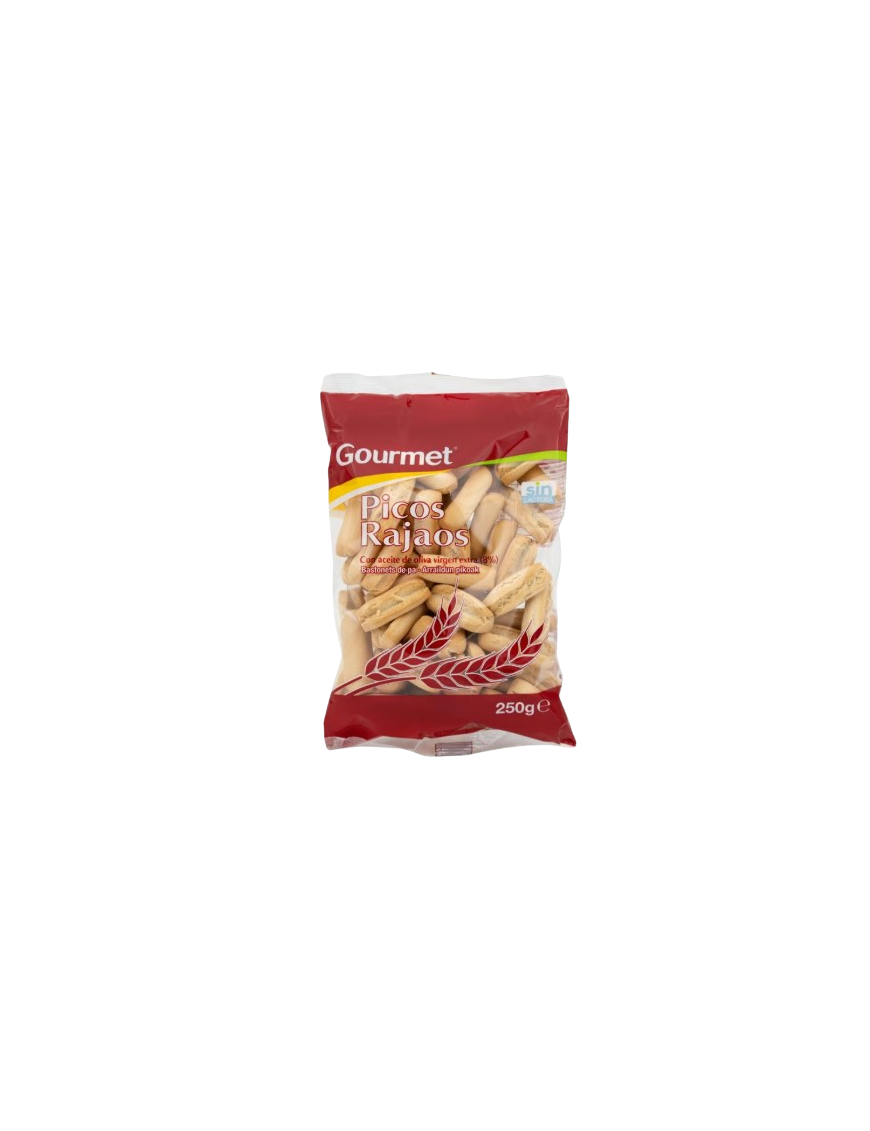 PAN PICOS GOURMET RAJAOS AOVE 8% B/250 GR