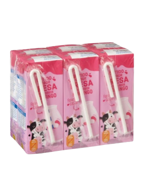 BATIDO FRESA GOURMET 200 ML PACK-6 UD