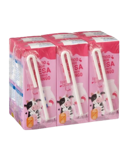 BATIDO FRESA GOURMET 200 ML PACK-6 UD