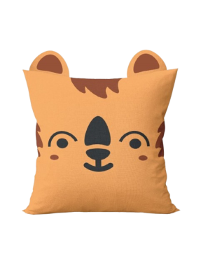 COJIN KIDS 40X40 ALGODON JUNGLE PEACH UNIDAD