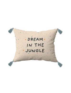 COJIN KIDS 30X40 ALGODON JUNGLE BEIGE UNIDAD
