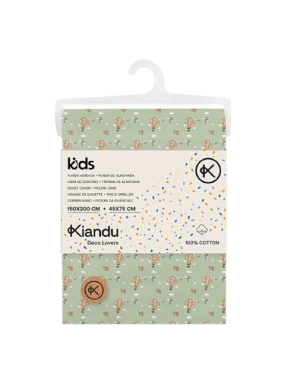 FUNDA EDREDON 150X200+F/ALMOHADA T/MENTA UNIDAD