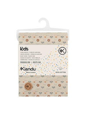 FUNDA EDREDON 150X200+F/ALMOHADA J/BEIGE UNIDAD