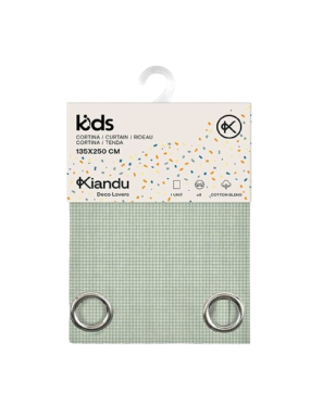 CORTINA ANILLAS KIDS 135X250 ALGODON T/MENT UNIDAD