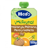 HERO NANOS NARANJA, PLATANO, PERA, GALLETA B/100 GR