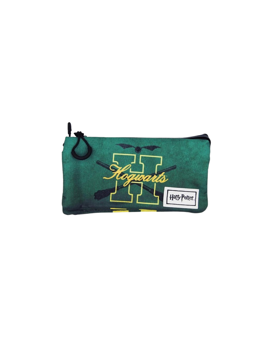ESTUCHE HARRY POTTER VERDE 22X11X7CM UNIDAD