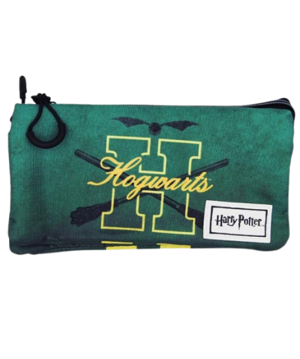 ESTUCHE HARRY POTTER VERDE 22X11X7CM UNIDAD