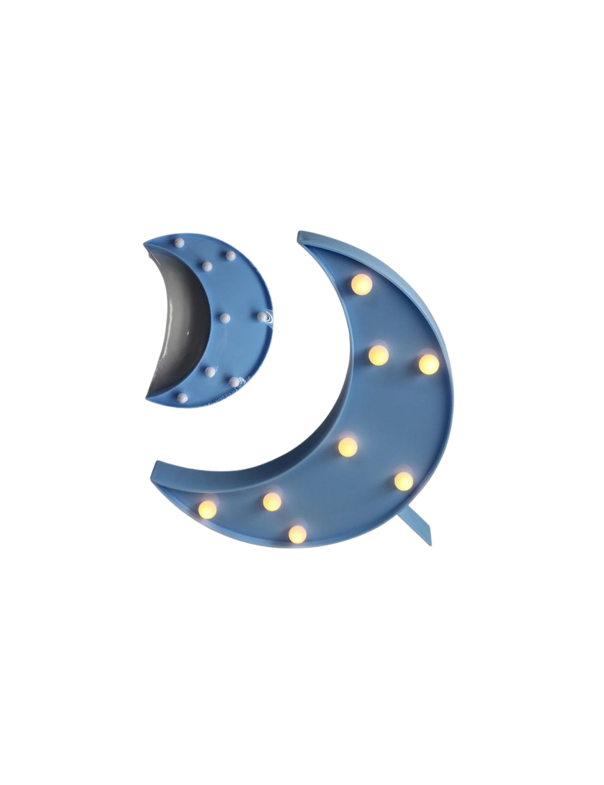 LAMPARA LED LUNA 24.5X18X3CM UNIDAD
