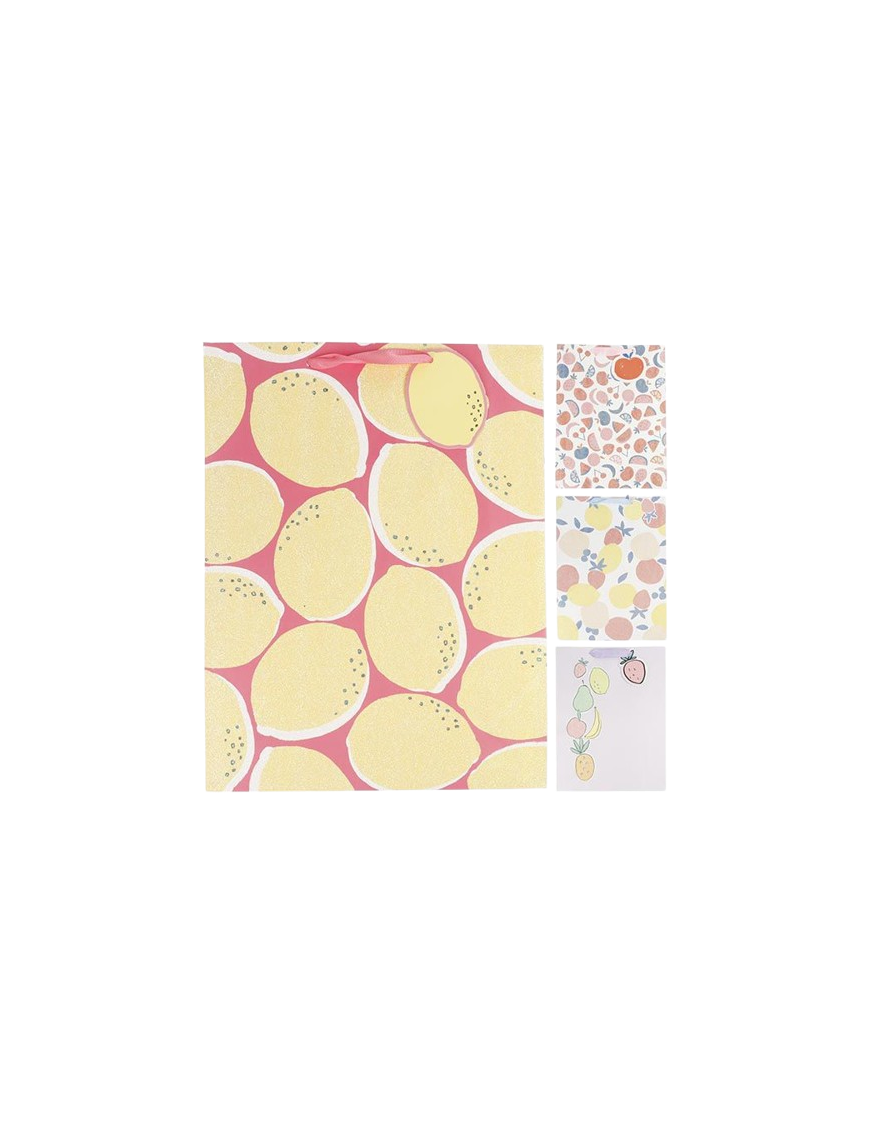BOLSA REGALO FRUTAS 32X42X11.5CM  UNIDAD