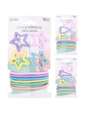 CLIPS PELO+6 GOMAS UNIDAD