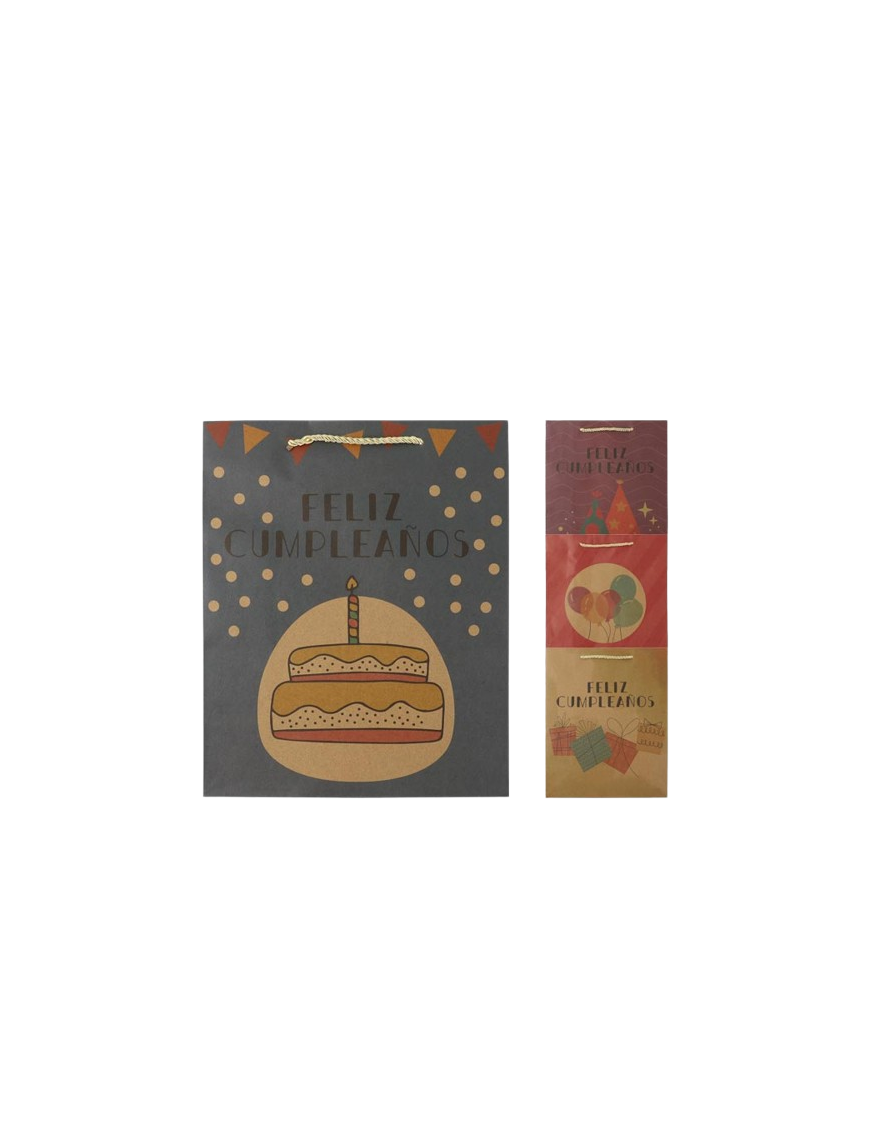 BOLSA REGALO HB CRAFT 32X26X12CM  UNIDAD