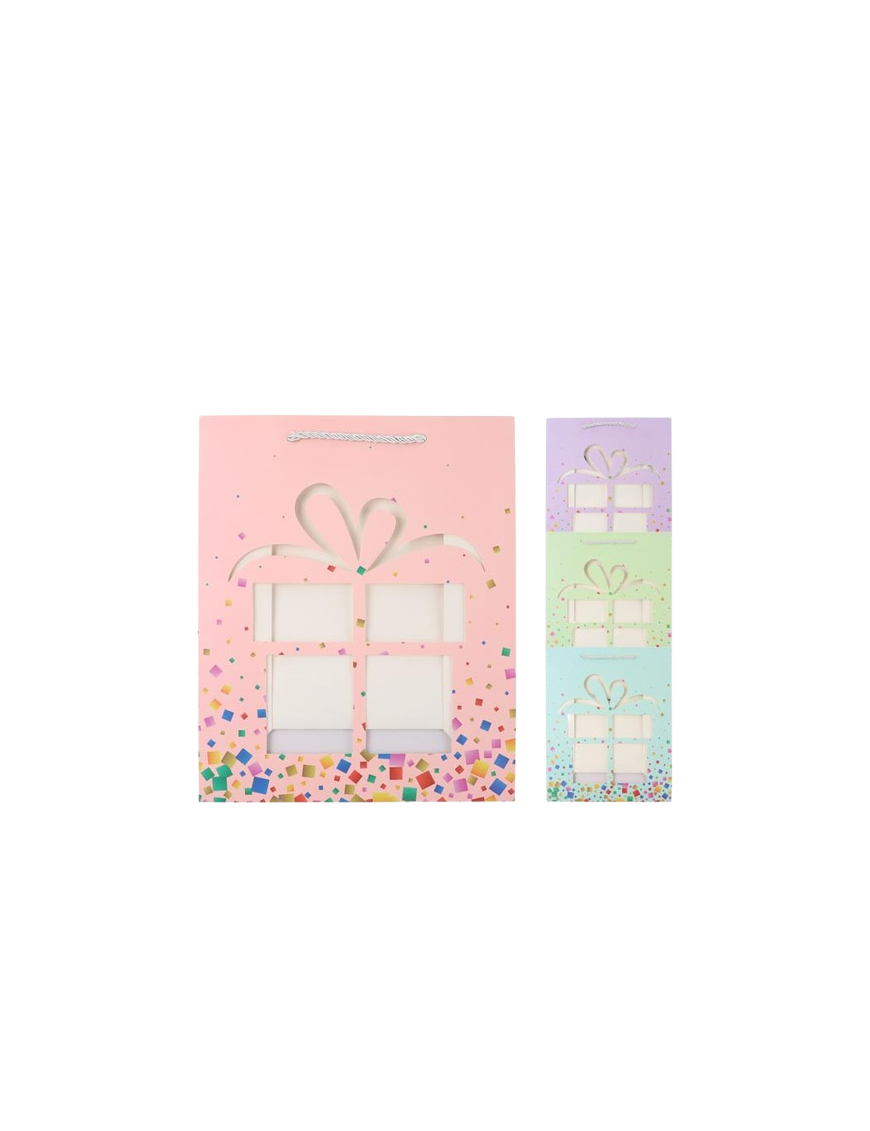 BOLSA REGALO C/REGALO 23X18X10CM  UNIDAD