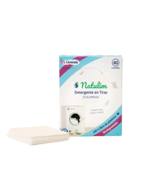 DETERGENTE NATULIM TIRAS FLORAL CAJA 40 LAVADOS