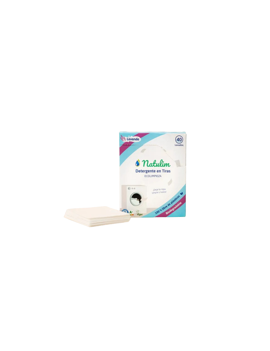 DETERGENTE NATULIM TIRAS FLORAL CAJA 40 LAVADOS