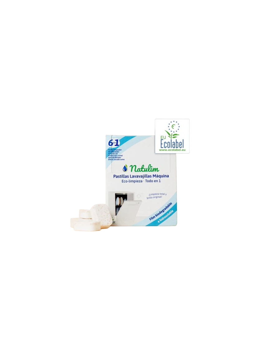 LAVAVAJILLAS NATULIM PASTILLAS 6 EN 1  CAJA 30 UD.