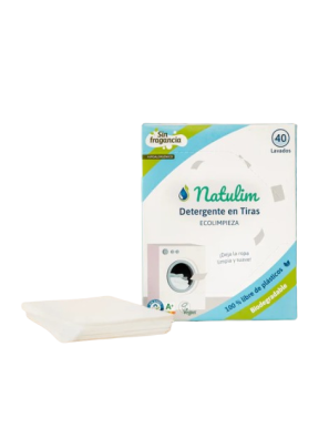 DETERGENTE NATULIM TIRAS SIN OLOR CAJA 40 LAVADOS