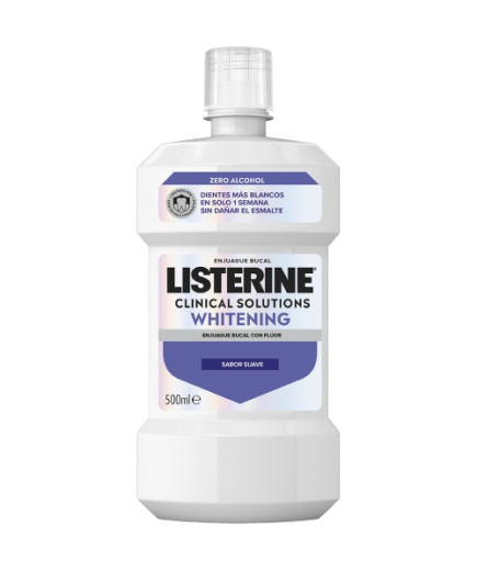 ENJUAGUE BUCAL LISTERINE BLANQUEADOR  B/500ML