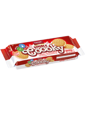 S/GLUTEN GALLETAS DOUBLE COOOKY ROJA P/300 GR