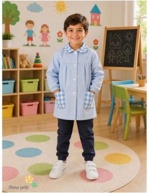 TEXT BABY COLEGIAL ABIERTO CUADROS COLORES UNIDAD