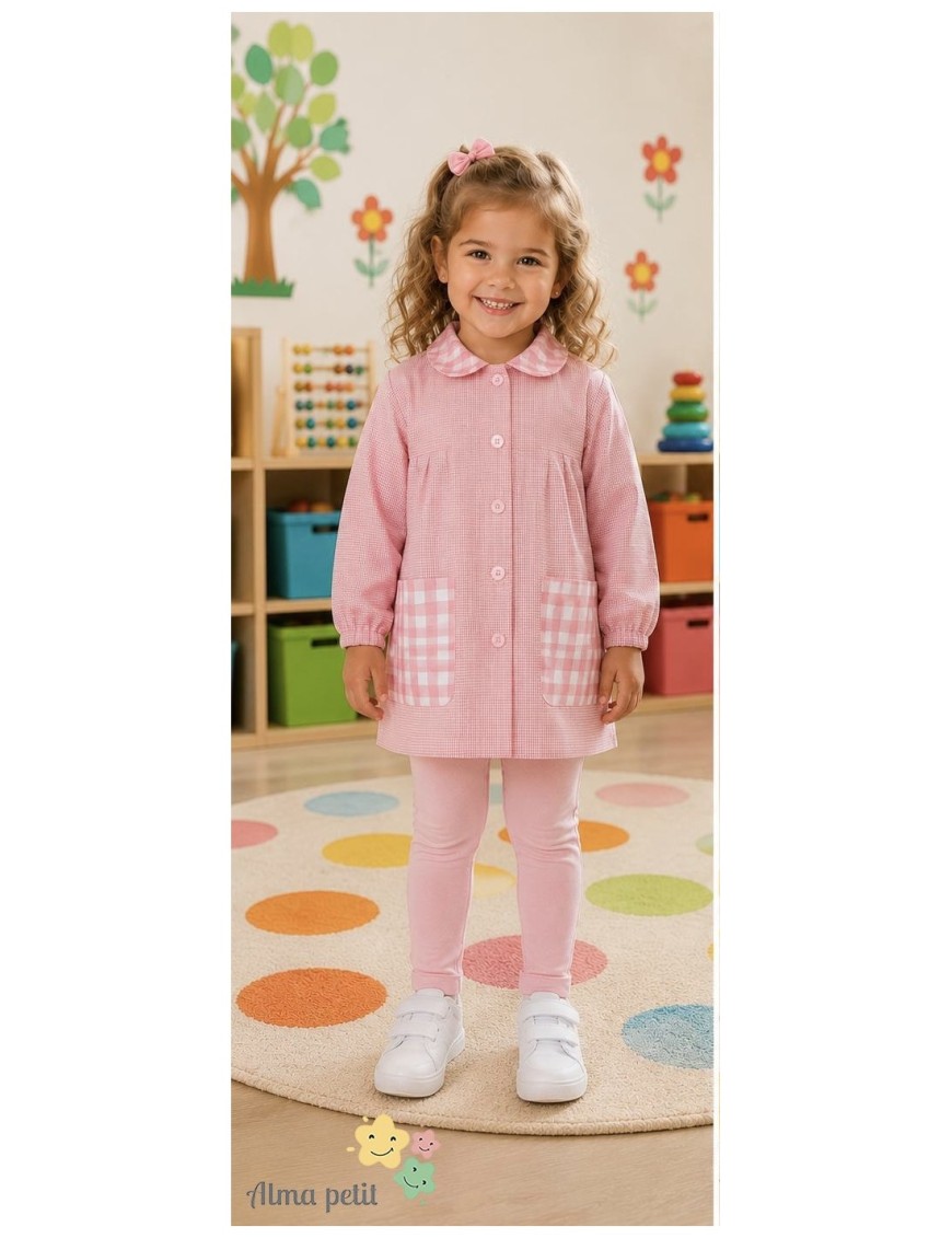 TEXT BABY COLEGIAL ABIERTO CUADROS COLORES UNIDAD
