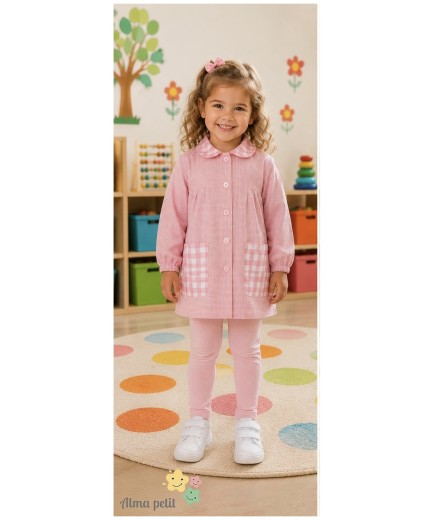 TEXT BABY COLEGIAL ABIERTO CUADROS COLORES UNIDAD