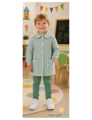 TEXT BABY COLEGIAL ABIERTO CUADROS COLORES UNIDAD