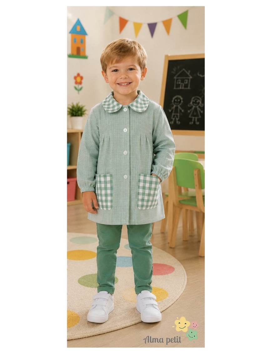 TEXT BABY COLEGIAL ABIERTO CUADROS COLORES UNIDAD