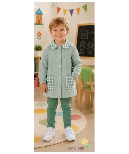 TEXT BABY COLEGIAL ABIERTO CUADROS COLORES UNIDAD