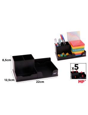 PP ORGANIZADOR ESCRITORIO PORTALAPIZ B/N PA925