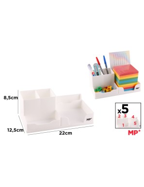 PP ORGANIZADOR ESCRITORIO PORTALAPIZ B/N PA925