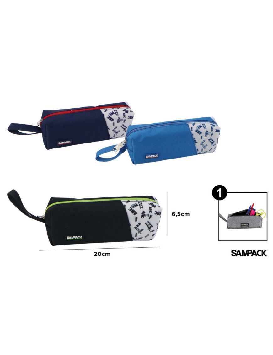 PP ESTUCHE SAMPACK BICOLOR 1 CREMALLERA  UD