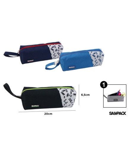 PP ESTUCHE SAMPACK BICOLOR 1 CREMALLERA  UD