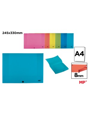PP CARPETA MP A4 C/SOLAPA Y BOTON UD