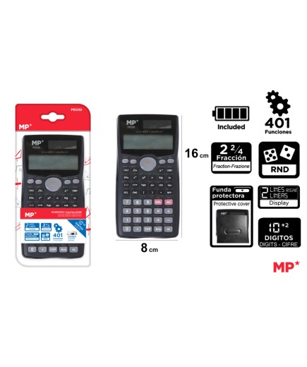 PP CALCULADORA MP CIENTIFICA NEGRA UNIDAD