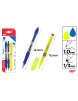 PP BOLIGRAFO AZUL 2UDS+ FLUORESCENTE UNIDAD