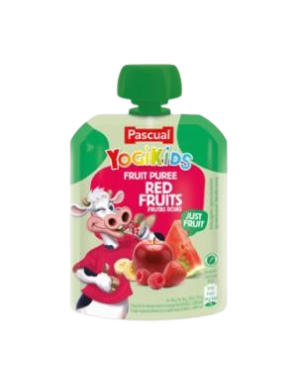 YOGUR PASCUAL YOGIKIDS POUCH FRUTAS ROJAS 80G