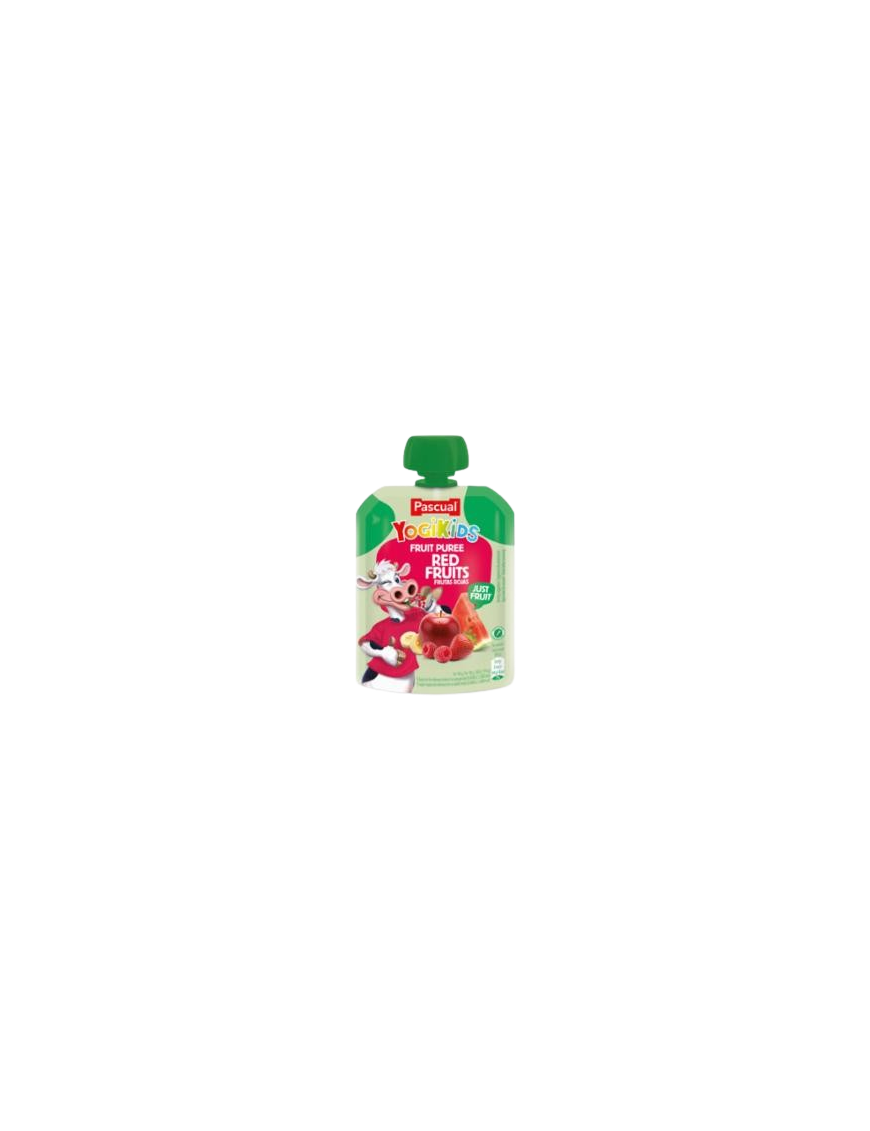 YOGUR PASCUAL YOGIKIDS POUCH FRUTAS ROJAS 80G