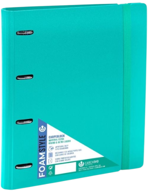 PP CARPETA CARPEB 4 ANILLAS Fº C/RECAMBIO COLOR UD