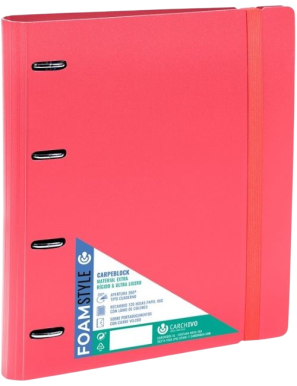 PP CARPETA CARPEB 4 ANILLAS Fº C/RECAMBIO COLOR UD
