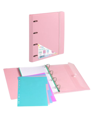 PP CARPETA CARPEB 4 ANILLAS Fº C/RECAMBIO COLOR UD