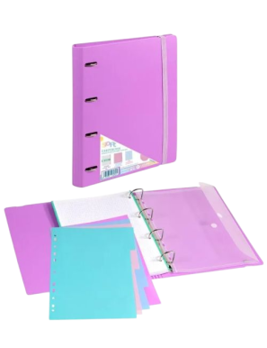 PP CARPETA CARPEB 4 ANILLAS Fº C/RECAMBIO COLOR UD