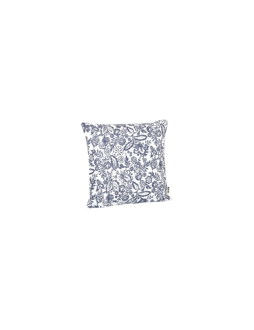COJIN CHIC 50X50 FLOR INDIGO UNIDAD