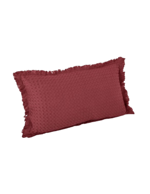 COJIN WAFFLE 30X50 BURDEOS UNIDAD