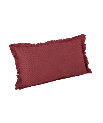 COJIN WAFFLE 30X50 BURDEOS UNIDAD