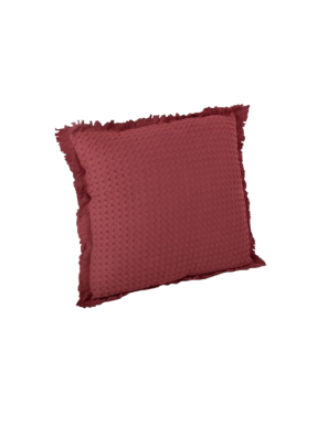 COJIN WAFFLE 45X45 COLOR BURDEOS UNIDAD